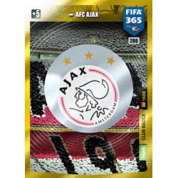Escudo AFC Ajax 280 FIFA 365 Adrenalyn XL 2020
