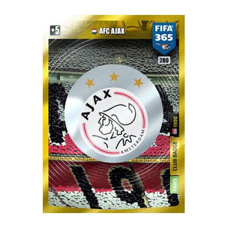 Escudo AFC Ajax 280 FIFA 365 Adrenalyn XL 2020