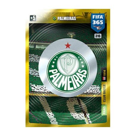 Escudo Palmeiras 316 FIFA 365 Adrenalyn XL 2020