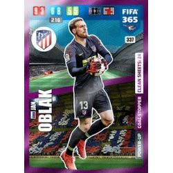 Jan Oblak Goal Stopper Power-Up Atlético Madrid 337 FIFA 365 Adrenalyn XL 2020