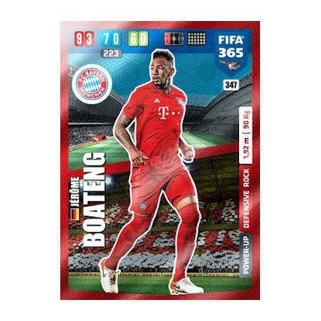 Jérôme Boateng Defensive Rock Power-Up Bayern München 347 FIFA 365 Adrenalyn XL 2020