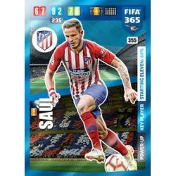 Saúl Key Player Power-Up Atlético Madrid 355 FIFA 365 Adrenalyn XL 2020