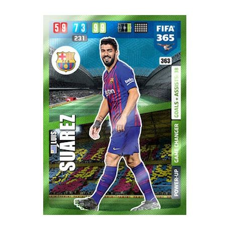 Luis Suárez Game Changer Power-Up Barcelona 363 FIFA 365 Adrenalyn XL 2020