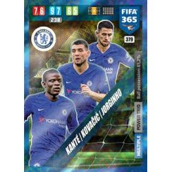 Kante - Kovačić - Jorginho Power Trio Multiple Chelsea 379 FIFA 365 Adrenalyn XL 2020