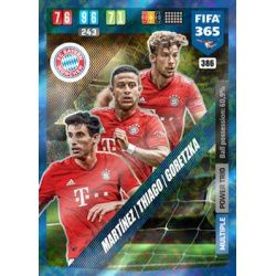 Javi Martínez - Thiago - Goretzka Power Trio Multiple Bayern München 386 FIFA 365 Adrenalyn XL 2020