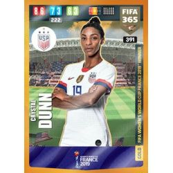 Crystal Dunn Gold Fifa Women’s World Cup Winner USA 391 FIFA 365 Adrenalyn XL 2020