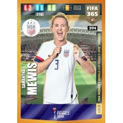 Samantha Mewis Gold Fifa Women’s World Cup Winner USA 394 FIFA 365 Adrenalyn XL 2020