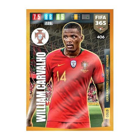 William Carvalho UEFA Nations League Winner Portugal 406 FIFA 365 Adrenalyn XL 2020