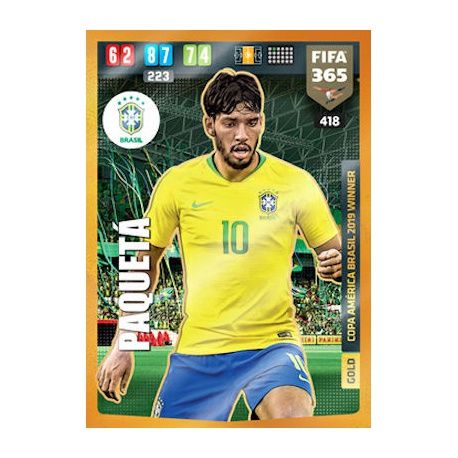 Paqueta Copa America Brasil 2019 Winner Brazil 418 FIFA 365 Adrenalyn XL 2020