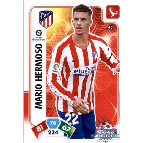 Mario Hermoso Atlético de Madrid 43 Adrenalyn XL Liga Santader 2019-20