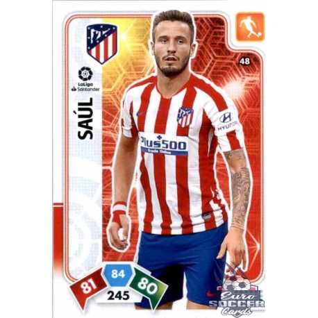 Saúl Atlético de Madrid 48 Adrenalyn XL Liga Santader 2019-20