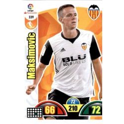 Maksimovic Valencia 339 Cards Básicas 2017-18