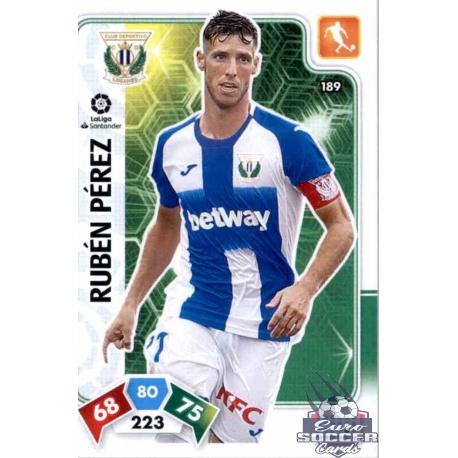 Rubén Pérez Leganés 189 Adrenalyn XL Liga Santader 2019-20