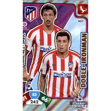 Doble Ironman Atlético de Madrid 407 Adrenalyn XL Liga Santader 2019-20