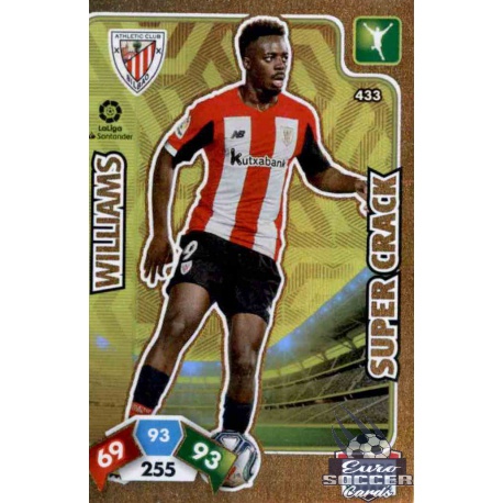 Iñaki Williams Super Crack 433 Adrenalyn XL Liga Santader 2019-20