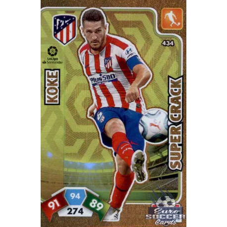 Koke Super Crack 434 Adrenalyn XL Liga Santader 2019-20