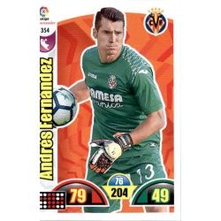 Andrés Fernández Villarreal 354 Cards Básicas 2017-18
