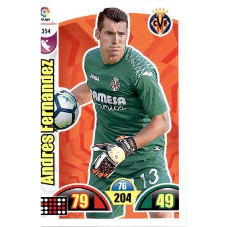 Andrés Fernández Villarreal 354 Cards Básicas 2017-18