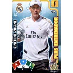 Zinedine Zidane Plus Entrenador 476 Adrenalyn XL Liga Santader 2019-20