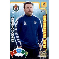 Sergio González Plus Entrenador 482 Adrenalyn XL Liga Santader 2019-20