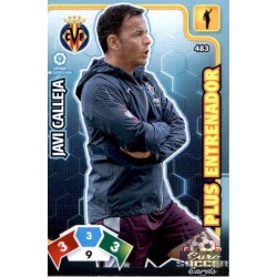 Javi Calleja Plus Entrenador 483 Adrenalyn XL Liga Santader 2019-20