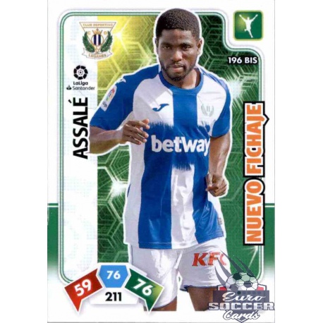 Assalé Actualización - Nuevo Fichaje 196 Bis Adrenalyn XL Liga Santader 2019-20