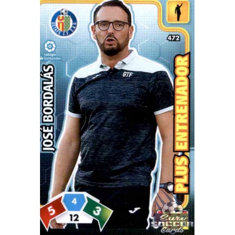 José Bordalás Plus Entrenador 472 Adrenalyn XL Liga Santader 2019-20