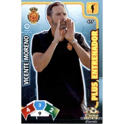 Vicente Moreno Plus Entrenador 477 Adrenalyn XL Liga Santader 2019-20