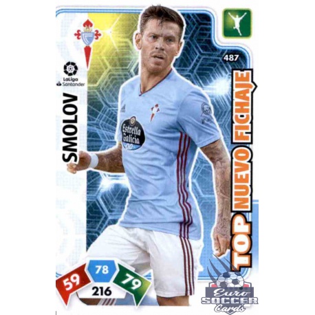 Smólov Top Nuevo Fichaje 487 Adrenalyn XL Liga Santader 2019-20