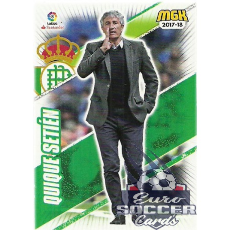 Quique Setien Betis 131 Megacracks 2017 - 18