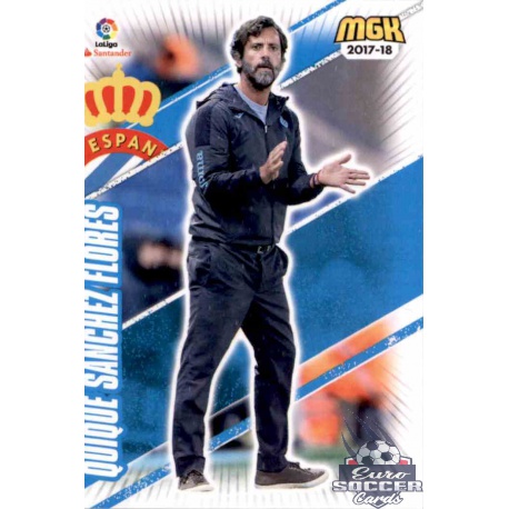 Quique Sánchez Flores Espanyol 239 Megacracks 2017 - 18