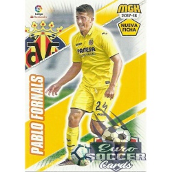 Pablo Fornals Fichas Bis Villarreal 526 Bis Megacracks 2017 - 18