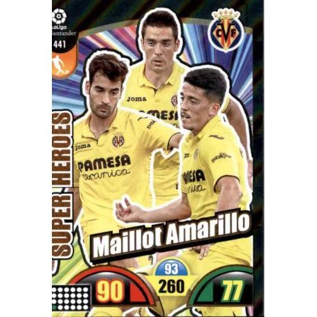 Maillot Amarillo Super Heroes 441 Super Heroes 2017-18