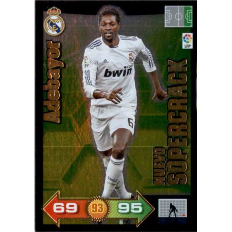 Adebayor Nuevo Super Crack 488 Adrenalyn XL La Liga 2010-11