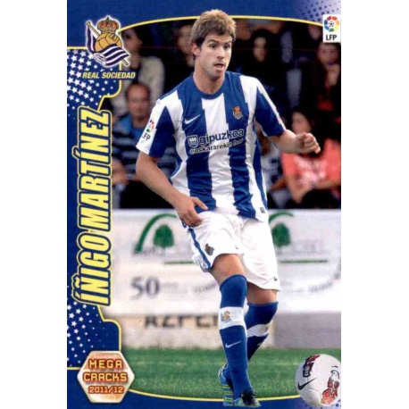 Íñigo Martínez Real Sociedad Fichas Bis 257 Bis Megacracks 2011-12