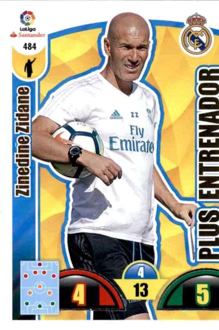 Comprar Online Cards de Zinedine Zidane R. Madrid Adrenalyn XL 2017-18