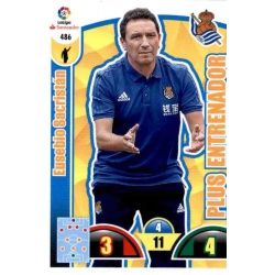 Eusebio Sacristán Plus Entrenador 486 Adrenalyn XL La Liga Update 2017-18 