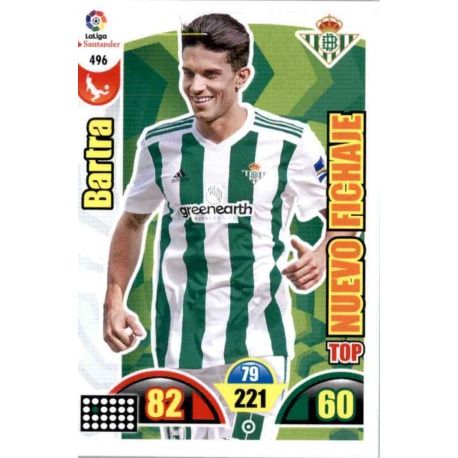 Bartra Top Nuevo Fichaje 496 Adrenalyn XL La Liga Update 2017-18 