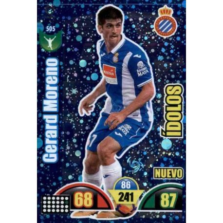 Gerard Moreno Nuevo Idolo 505 Adrenalyn XL La Liga Update 2017-18 