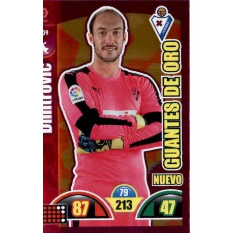 Dmitrovic Nuevo Guantes de Oro 509 Adrenalyn XL La Liga Update 2017-18 