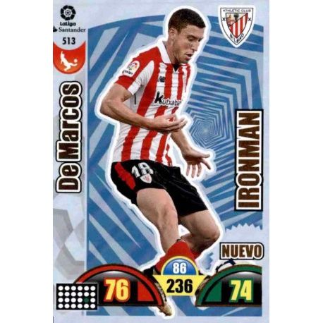 De Marcos Nuevo Ironman 513 Adrenalyn XL La Liga 2017-18 Update