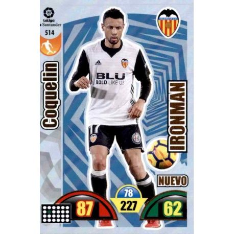 Coquelin Nuevo Ironman 514 Adrenalyn XL La Liga Update 2017-18 