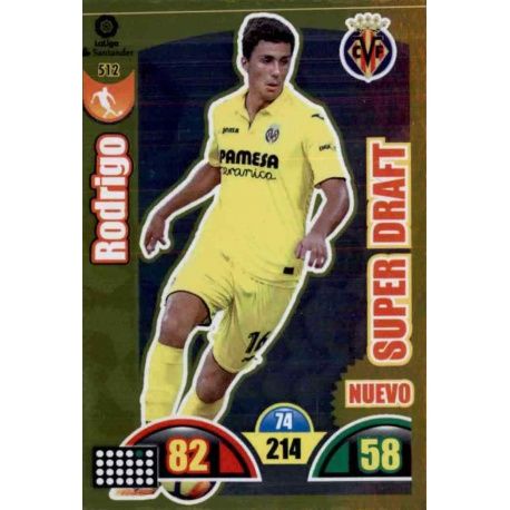 Rodrigo Nuevo Super Draft 512 Adrenalyn XL La Liga 2017-18 Update