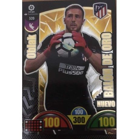 Oblak Nuevo Balón De Oro 520 Adrenalyn XL La Liga 2017-18 Update