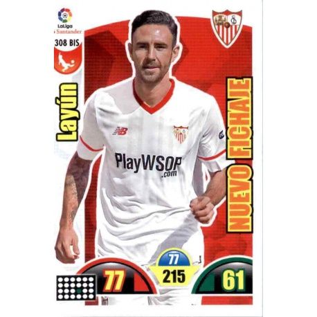 Layún Nuevo Fichaje 308 Bis Adrenalyn XL La Liga 2017-18 Update