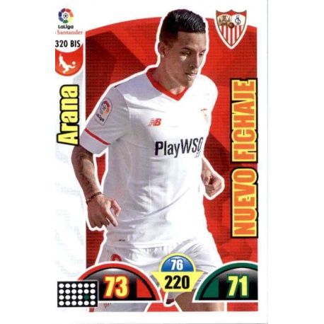 Arana Nuevo Fichaje 320 Bis Adrenalyn XL La Liga Update 2017-18 