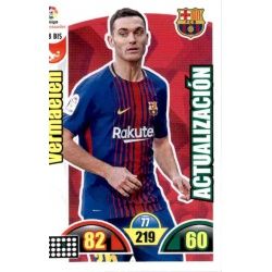 Vermaelen Actualización 68 Bis Adrenalyn XL La Liga 2017-18 Update