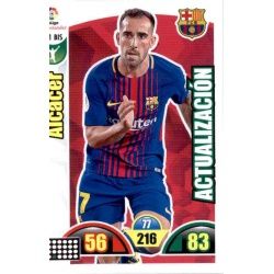 Alcacer Actualización 71 Bis Adrenalyn XL La Liga Update 2017-18 