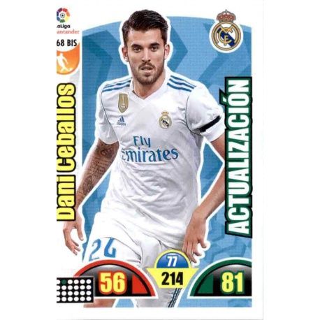 Dani Ceballos Actualización 268 Bis Adrenalyn XL La Liga 2017-18 Update