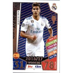Marco Asensio Real Madrid 8 Match Attax Champions 2017-18